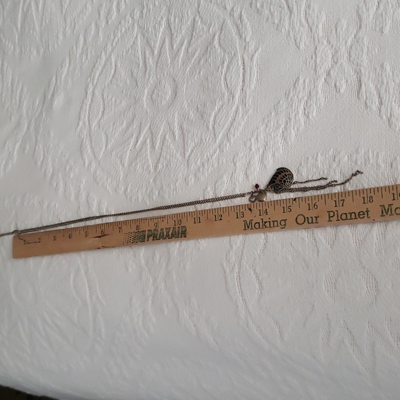 Vintage Cloisonne Swan Necklace - Picture 5 of 12